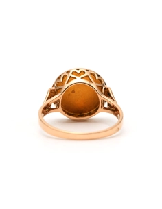 Bague Années 70 en or jaune 18 carats - 4