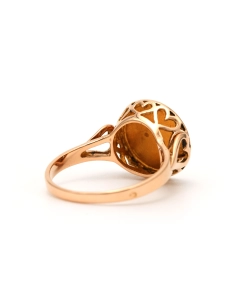Bague Années 70 en or jaune 18 carats - 5