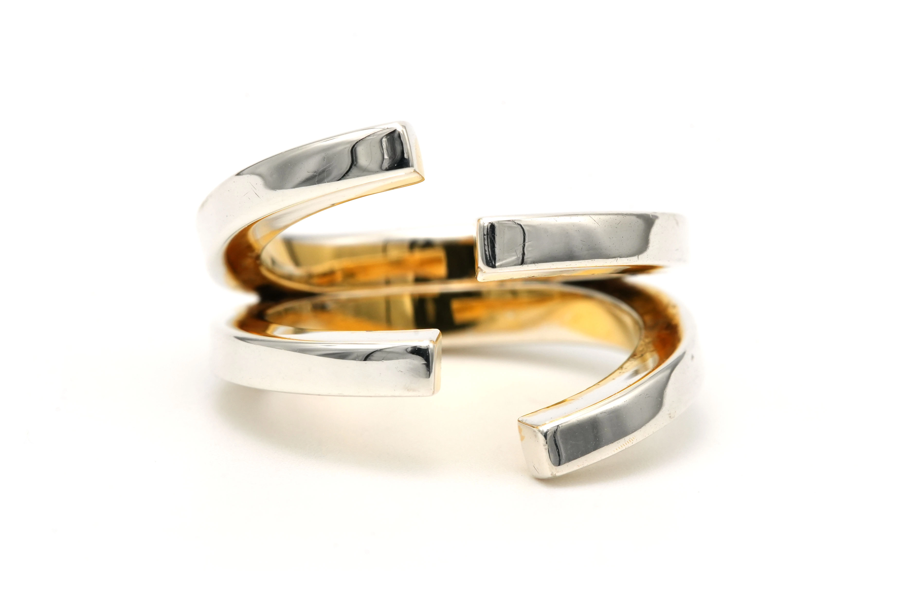 Bague contemporaine en argent 925 - - 1