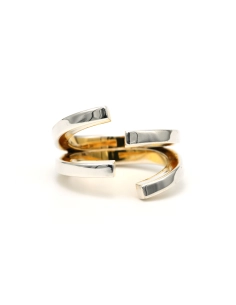 Bague contemporaine en argent 925 - - 1