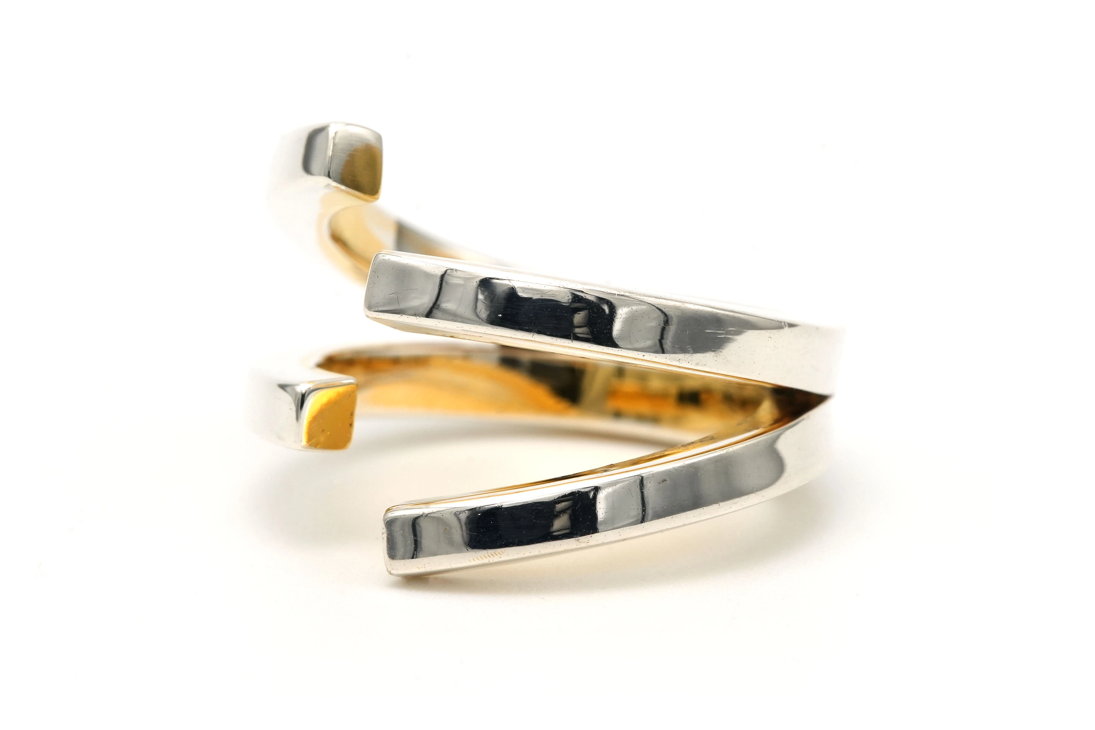 Bague contemporaine en argent 925 - - 2