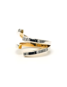 Bague contemporaine en argent 925 - - 2