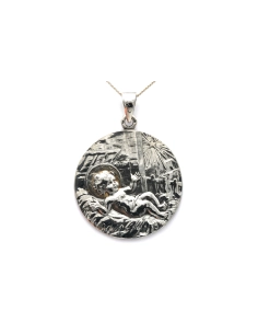 Pendentif Art Déco en argent - 1