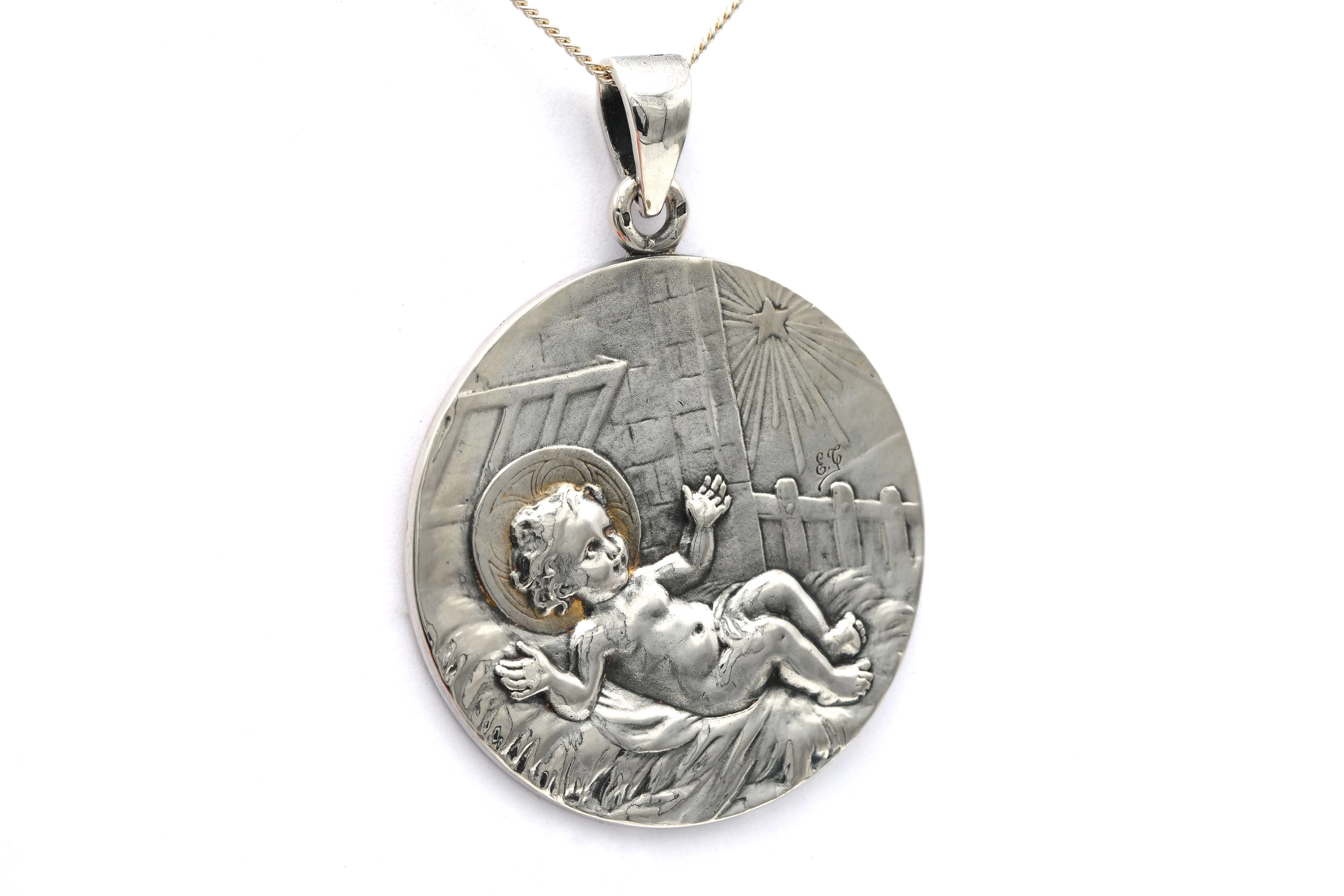 Pendentif Art Déco en argent - 2
