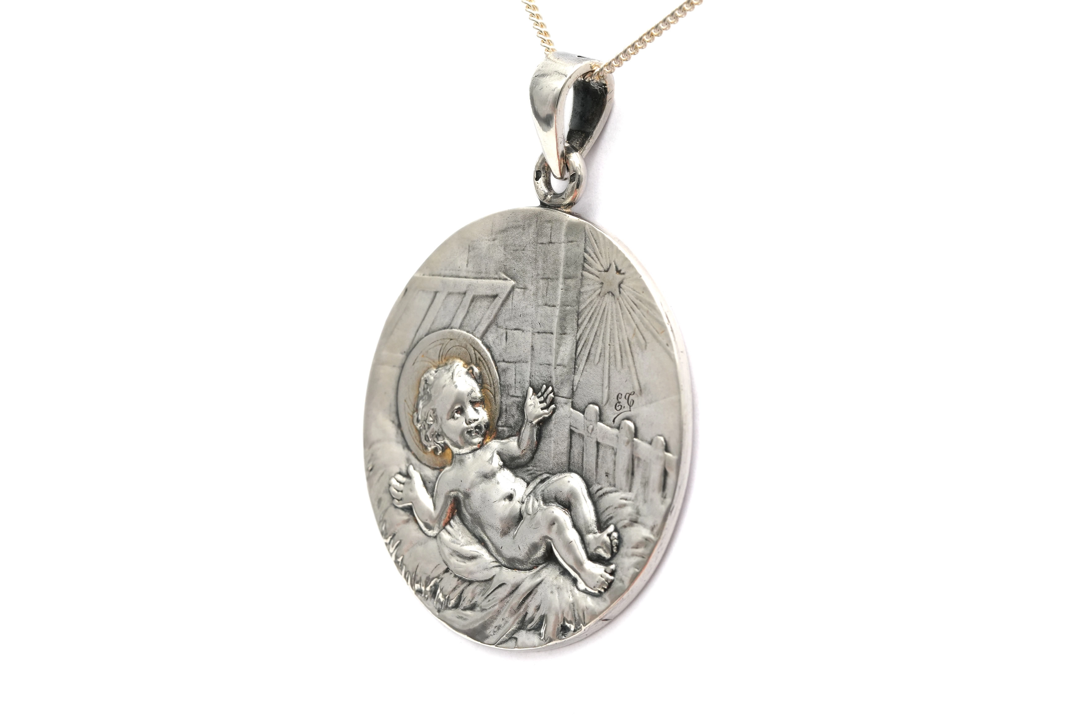 Pendentif Art Déco en argent - 4