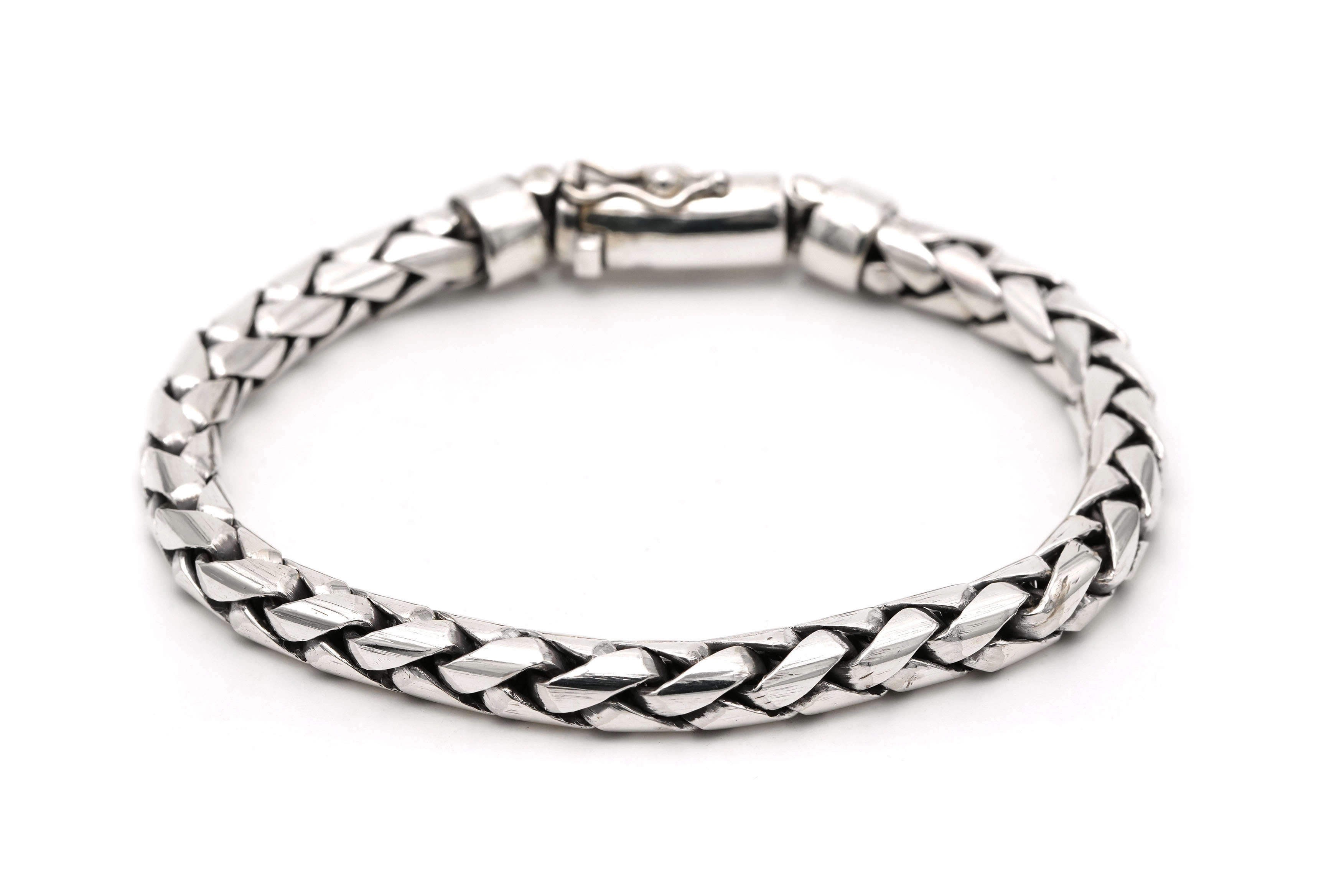 Bracelet contemporain en argent 925 - - 2