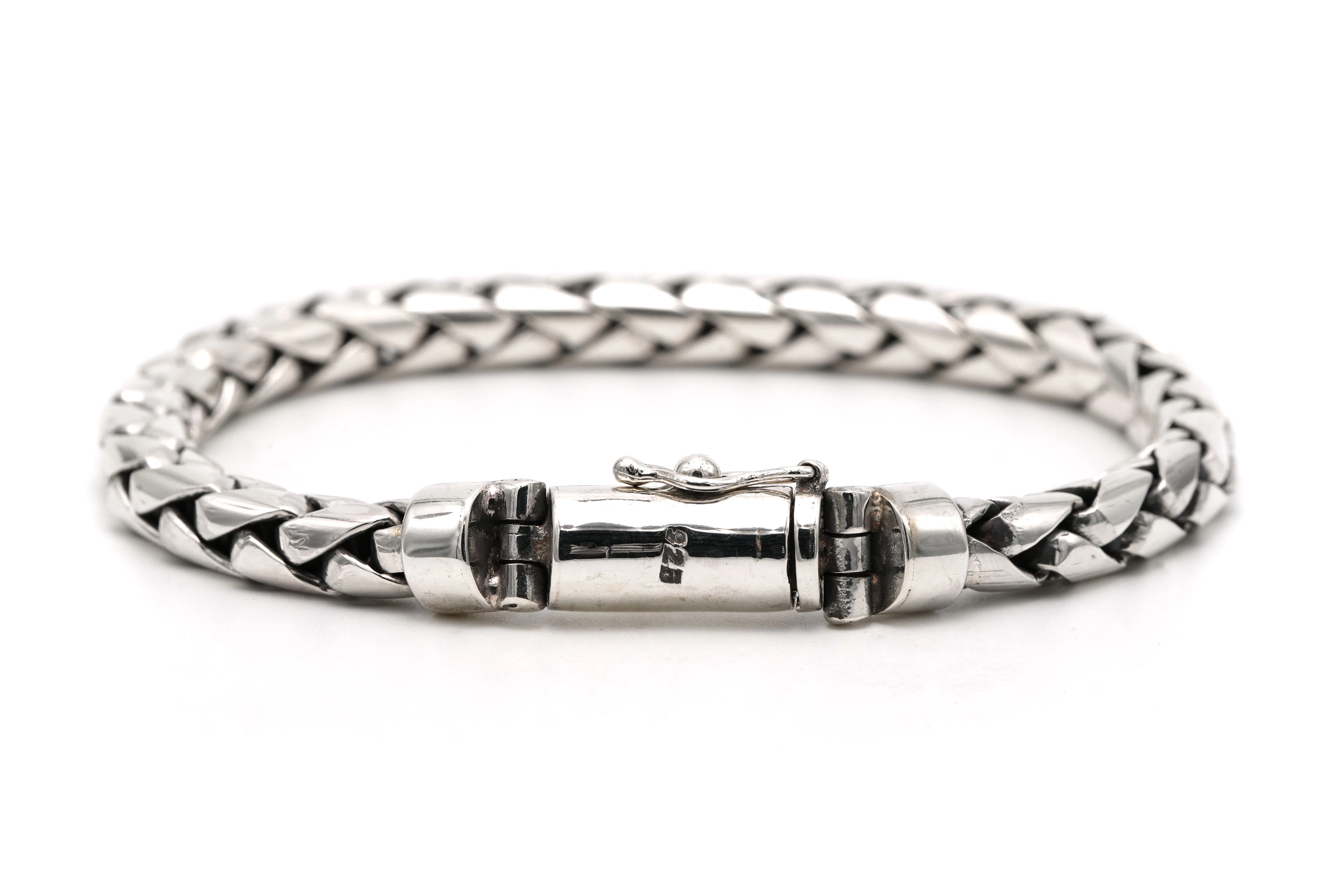 Bracelet contemporain en argent 925 - - 4