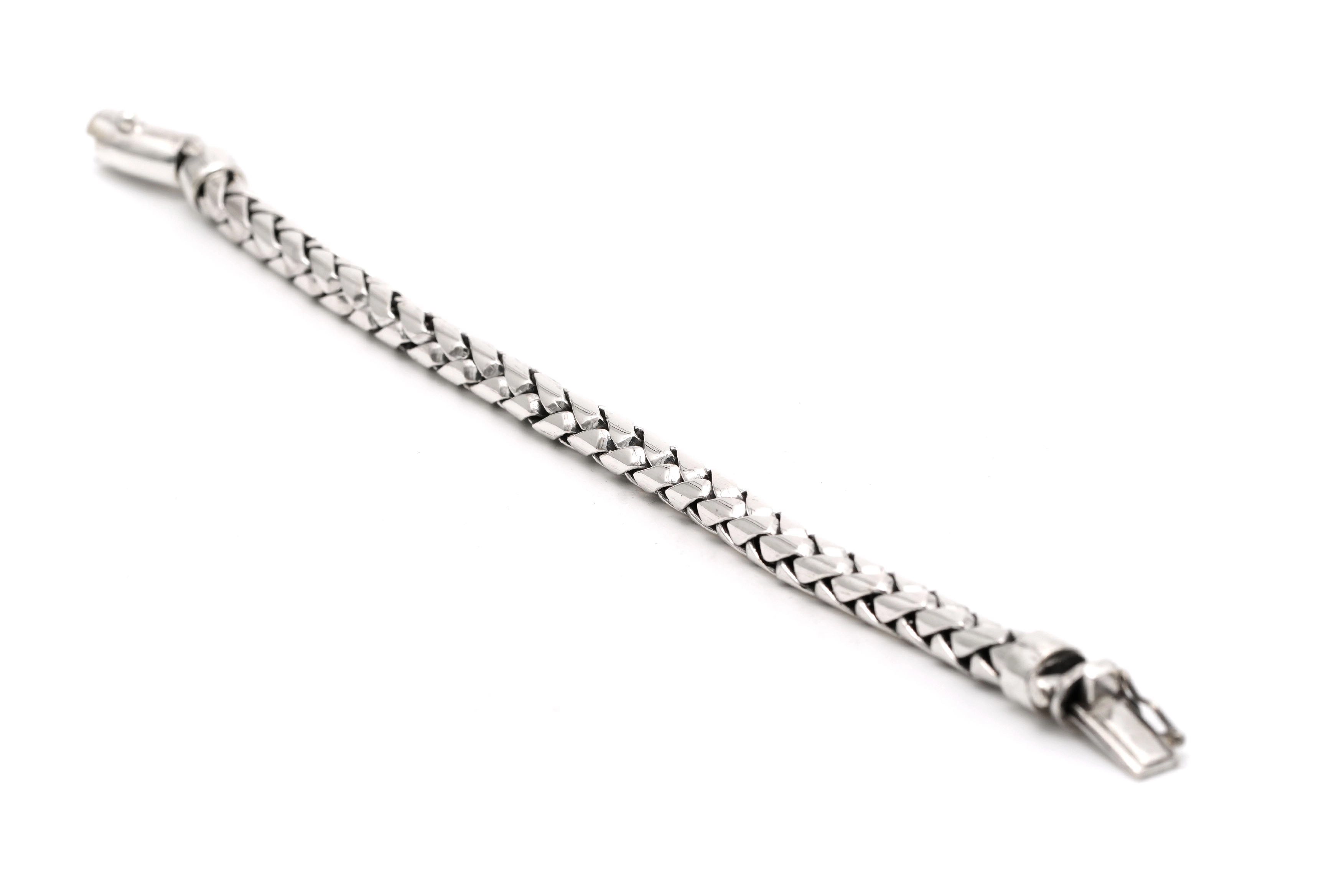 Bracelet contemporain en argent 925 - - 6
