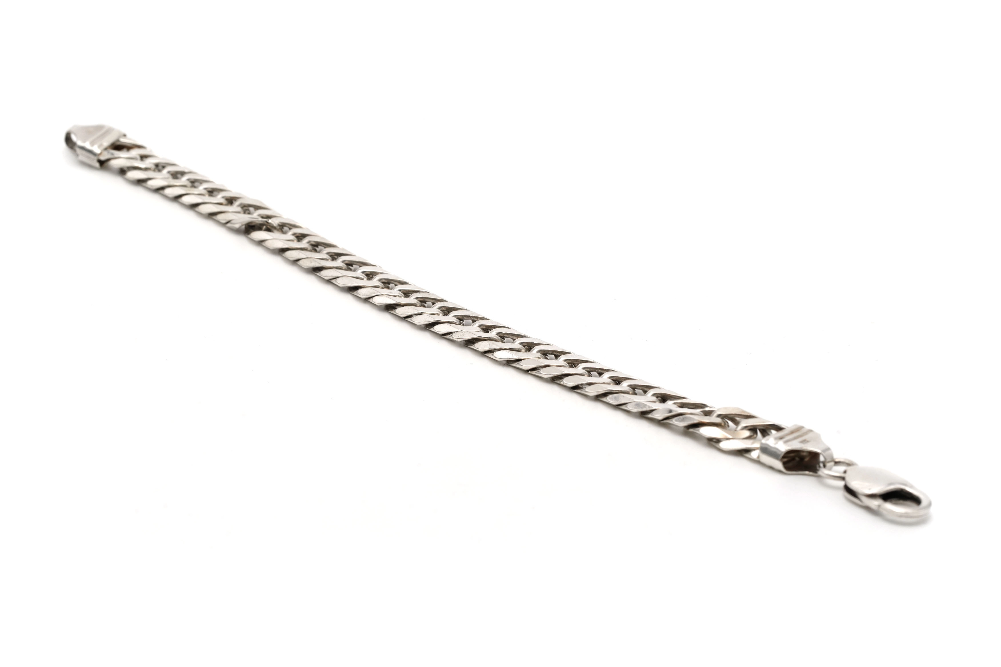 Bracelet contemporain en argent 925 - - 6