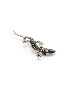 Broche Art Déco en argent 835 sertie de marcassites - - 5