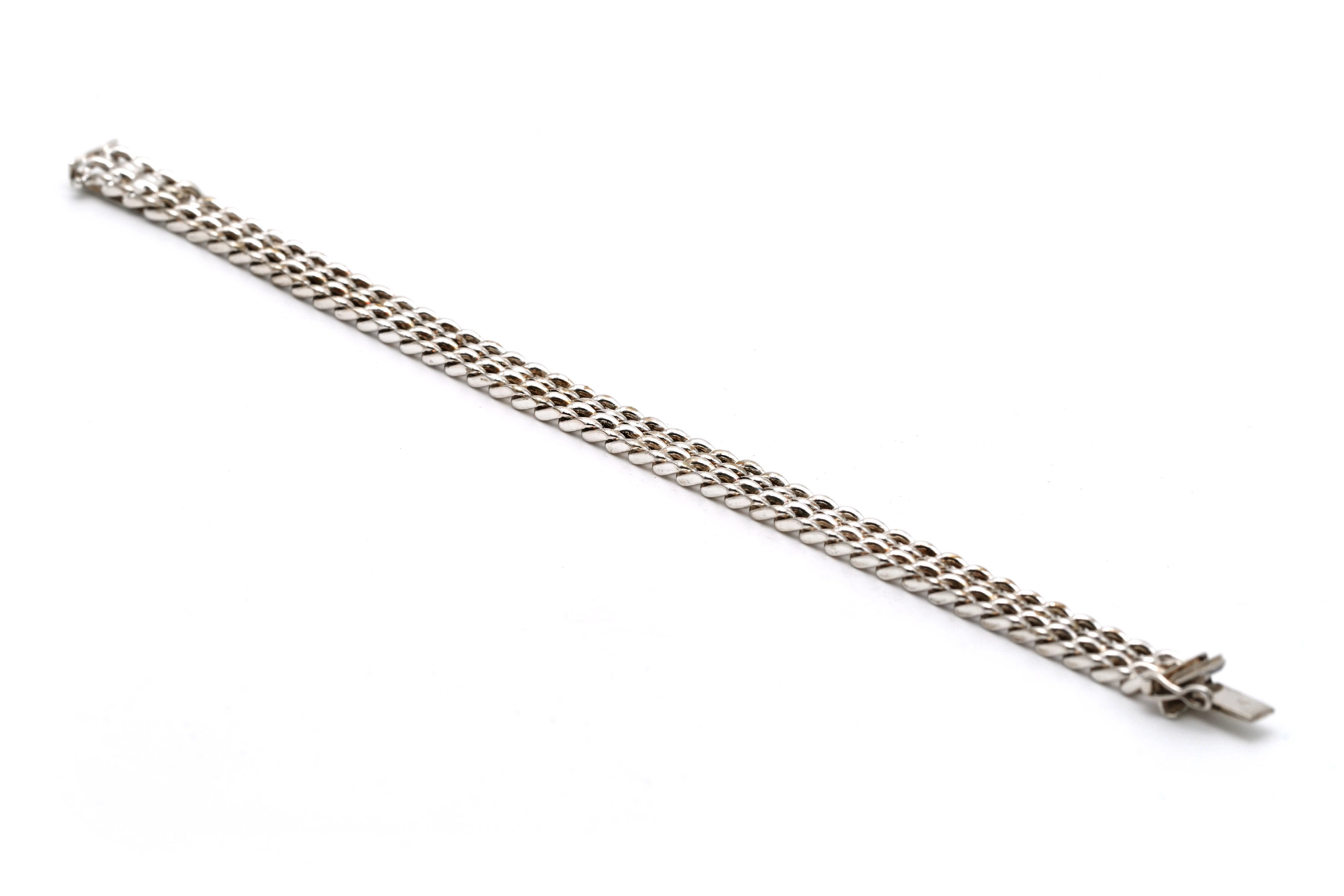 Bracelet contemporain en argent 800 - - 7