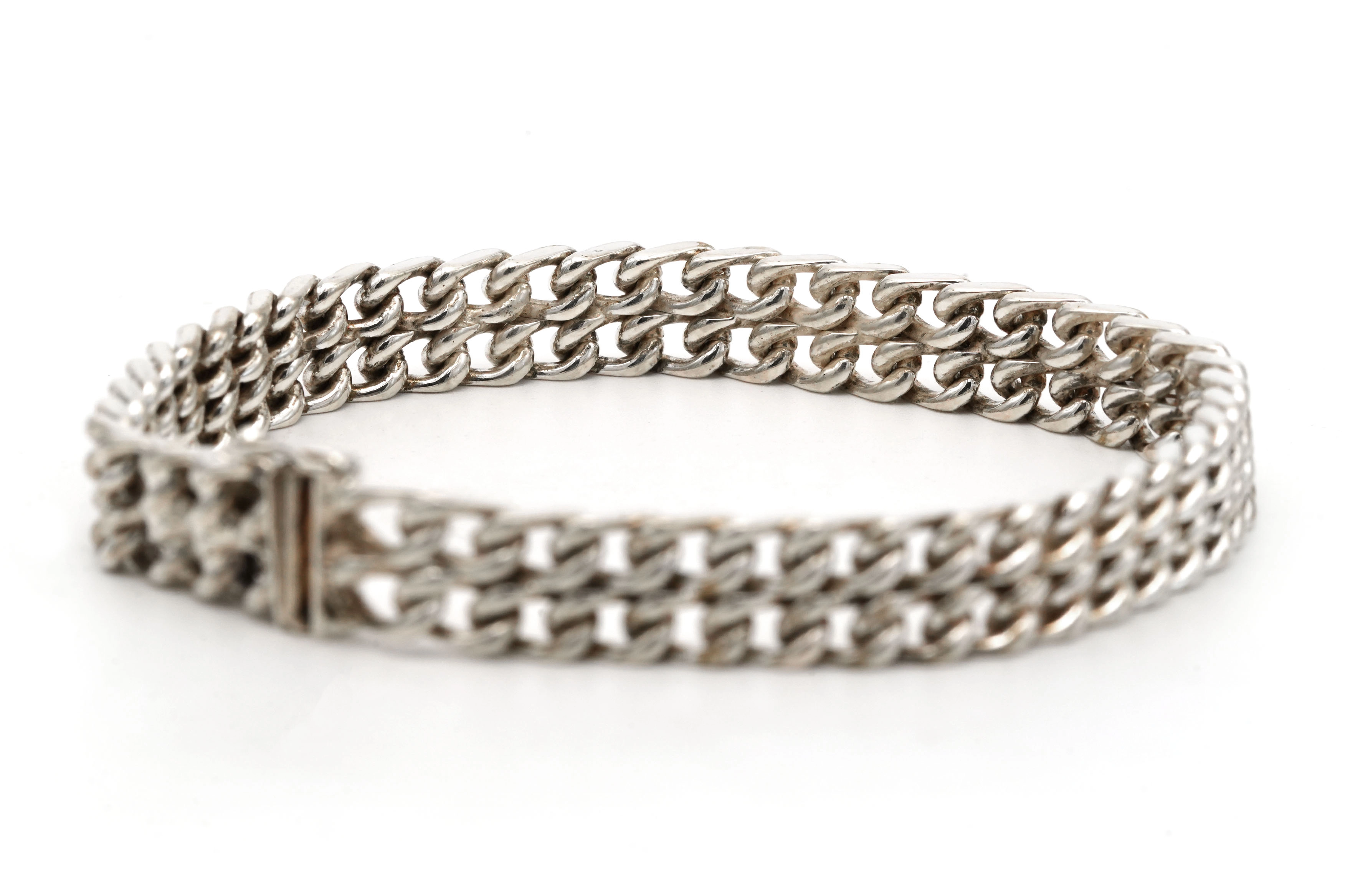 Bracelet contemporain en argent 800 - - 4