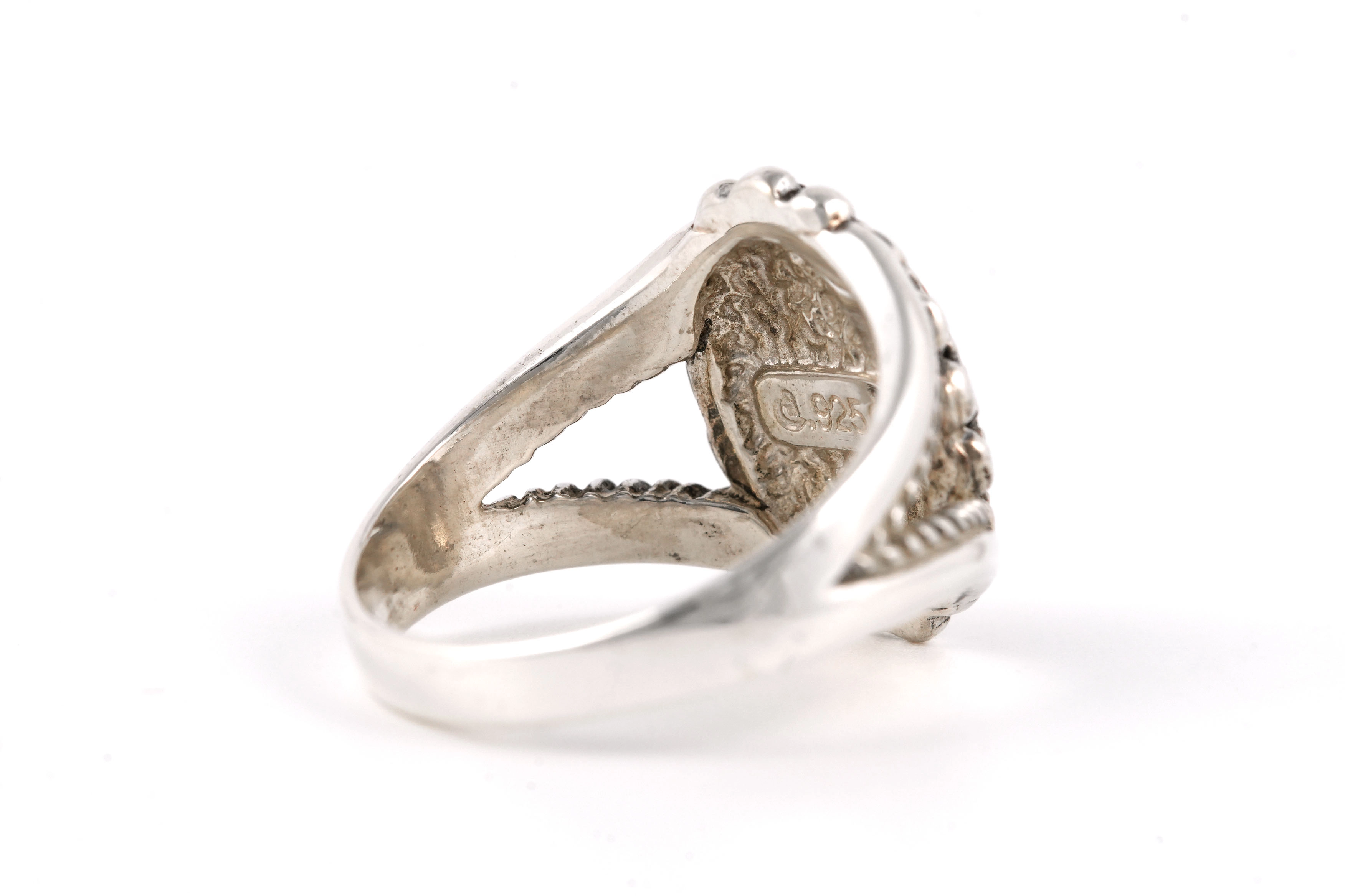 Bague contemporaine Carolyn Pollack en argent 925 sertie d'émail - - 5