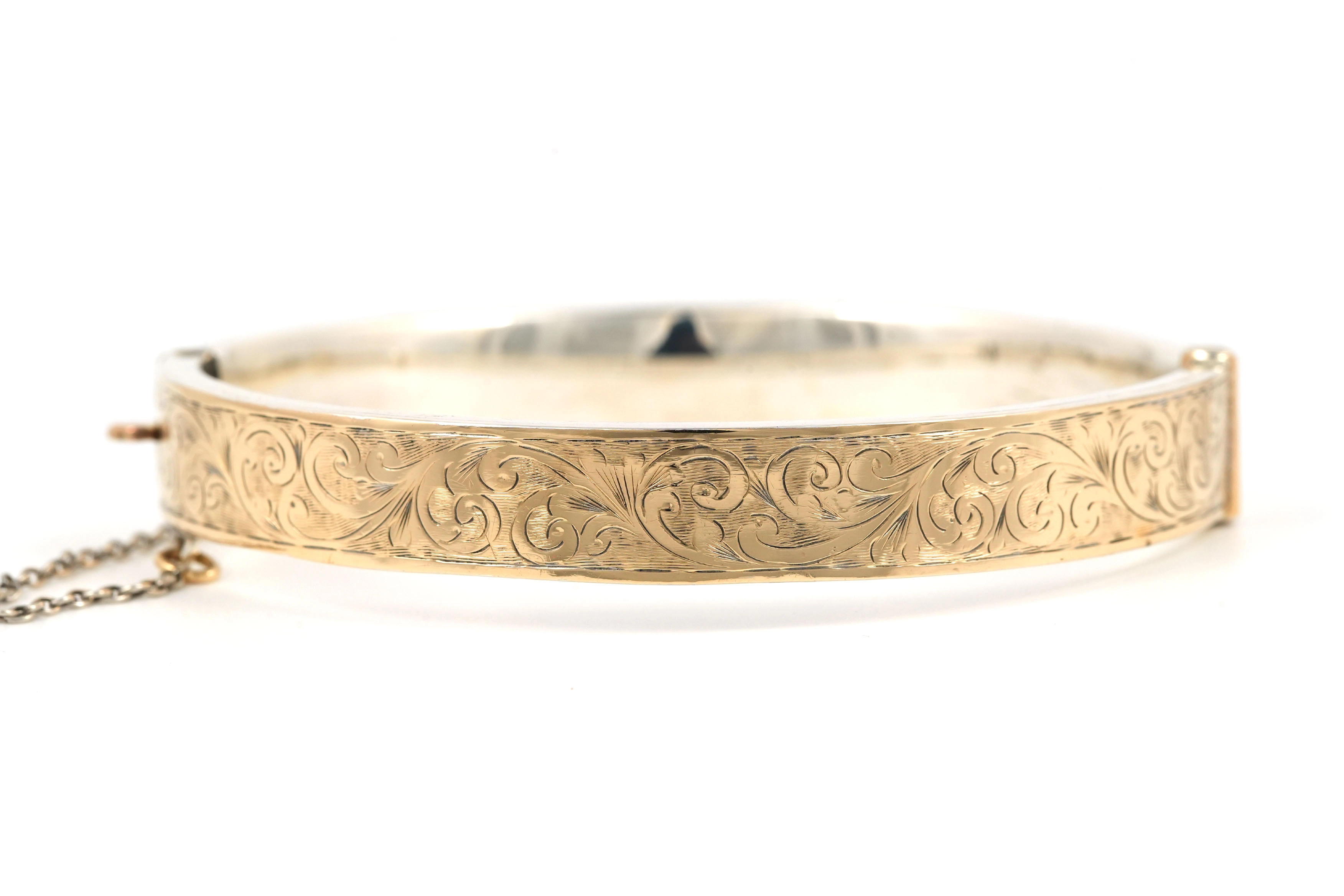 Bracelet Art Nouveau en argent - - 1