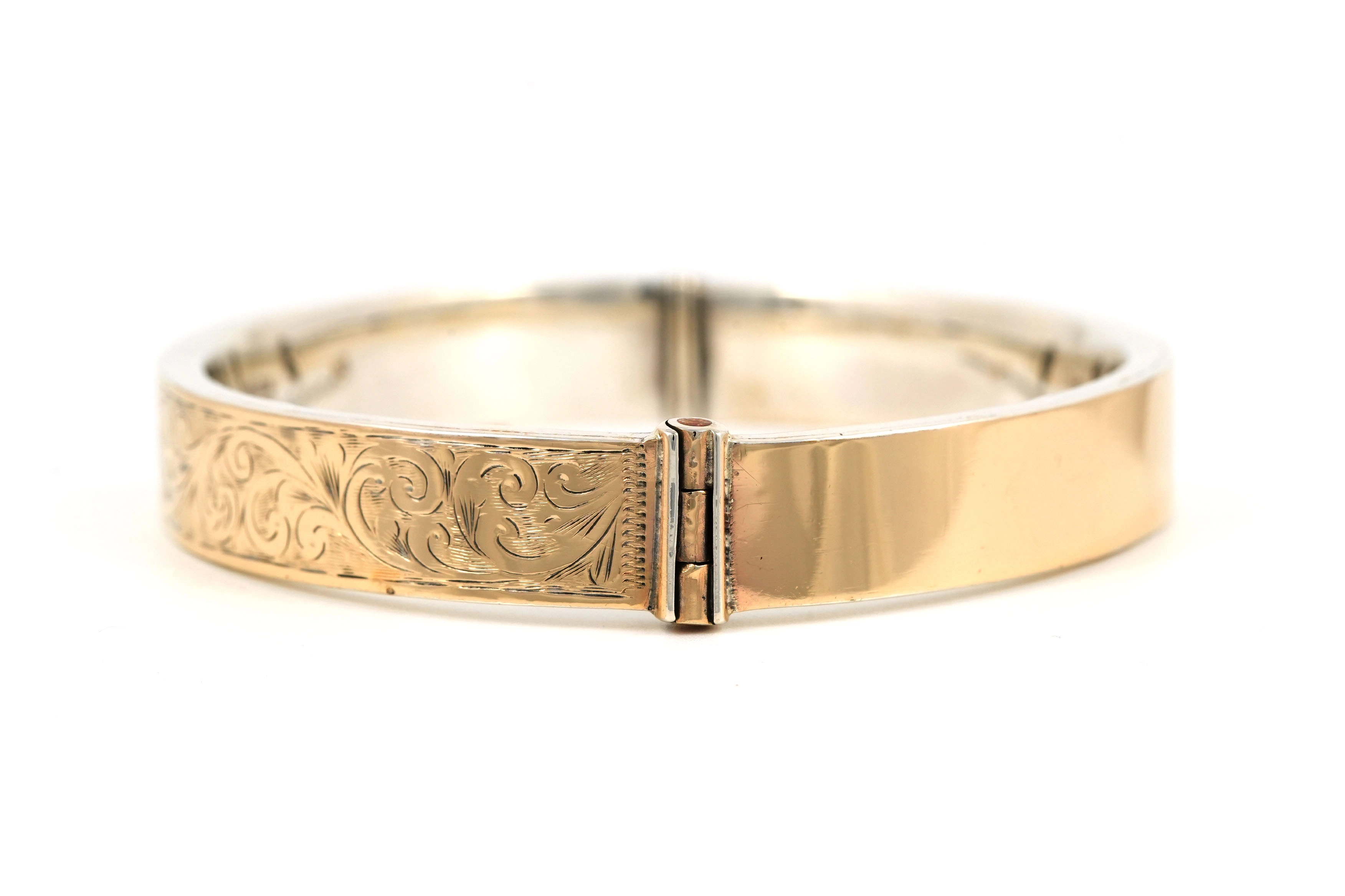 Bracelet Art Nouveau en argent - - 3