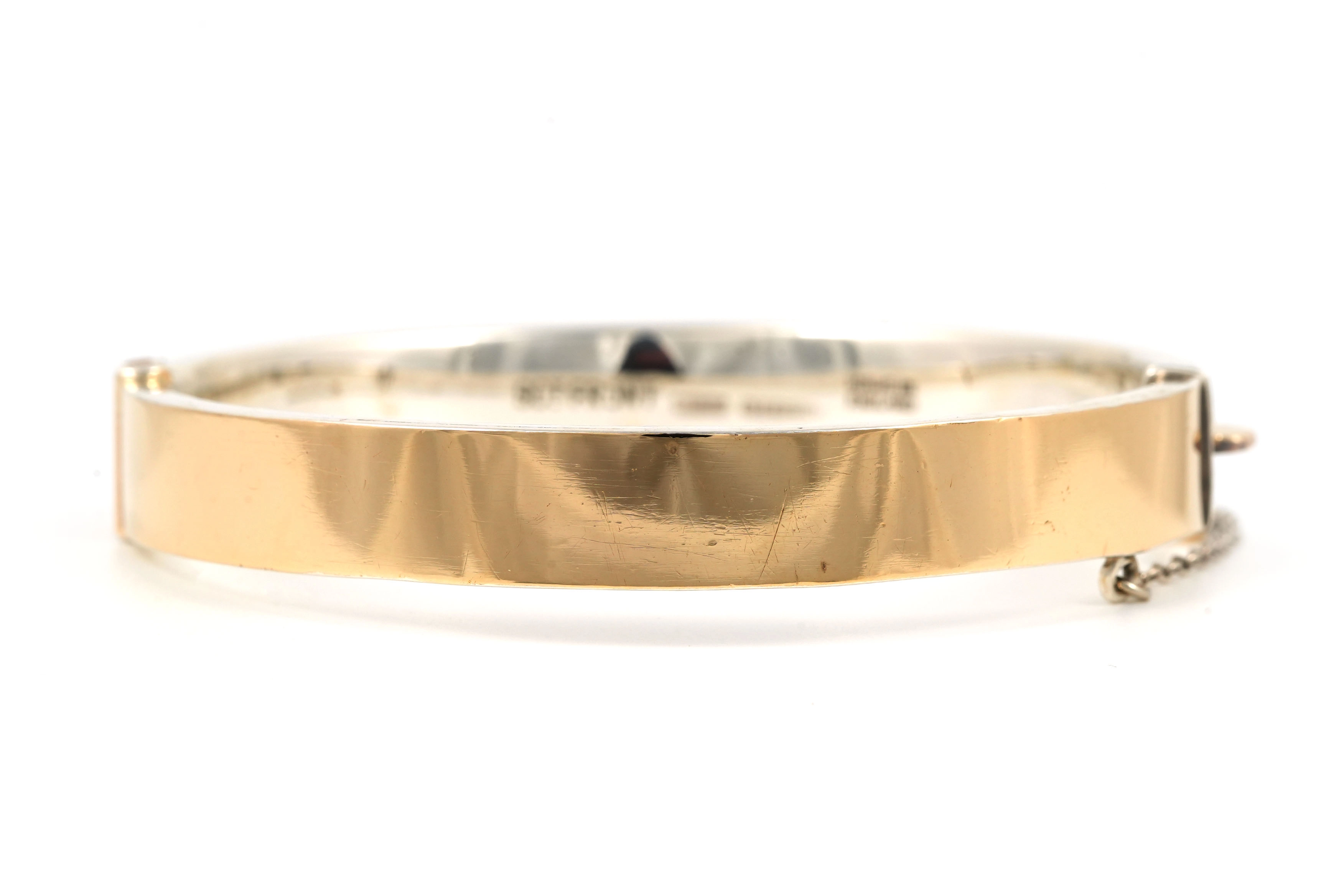 Bracelet Art Nouveau en argent - - 4