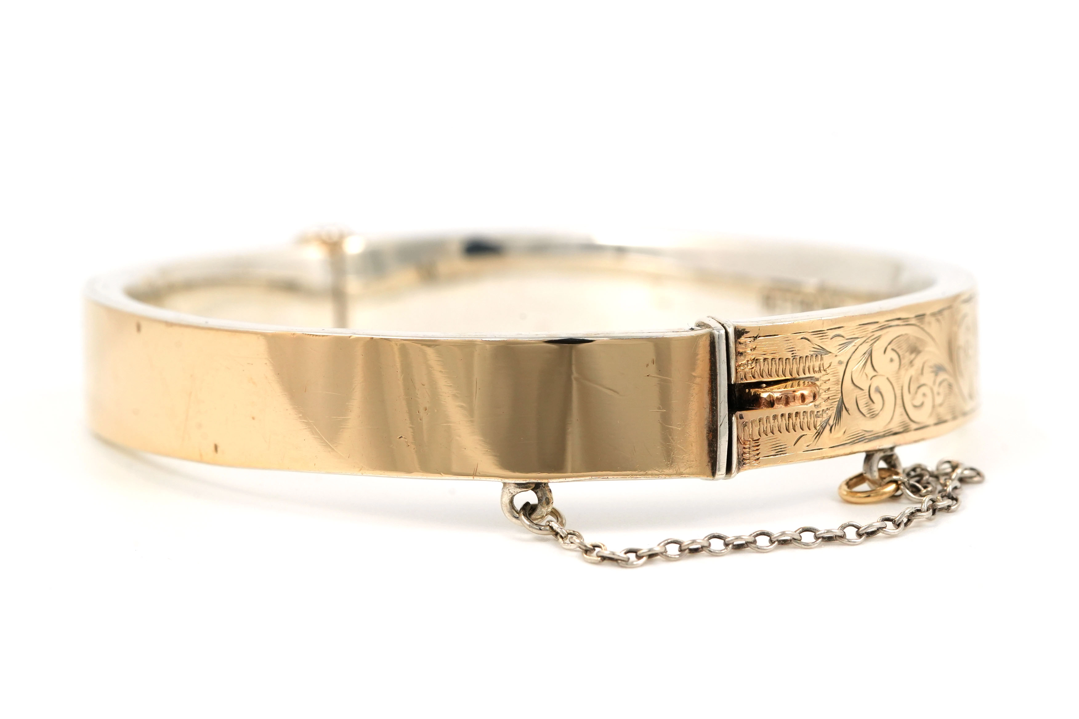Bracelet Art Nouveau en argent - - 6