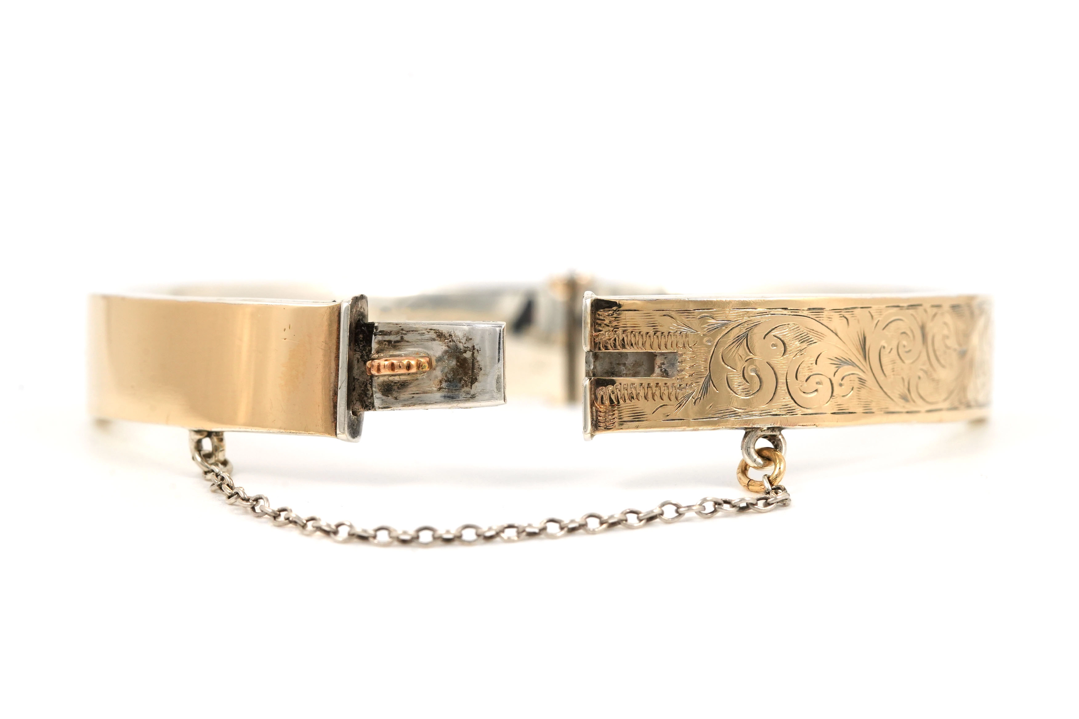 Bracelet Art Nouveau en argent - - 8
