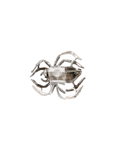 Broche Art Déco en argent 835 sertie de marcassites - - 4