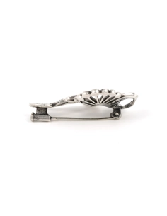 Broche Art Déco en argent sertie de marcassites - - 4
