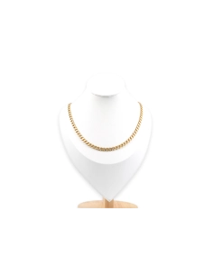 Collier contemporain en or jaune 14 carats - 1