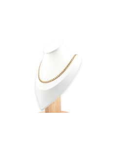 Collier contemporain en or jaune 14 carats - 3