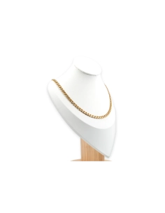 Collier contemporain en or jaune 14 carats - 4