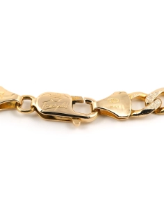 Collier contemporain en or jaune 14 carats - 5