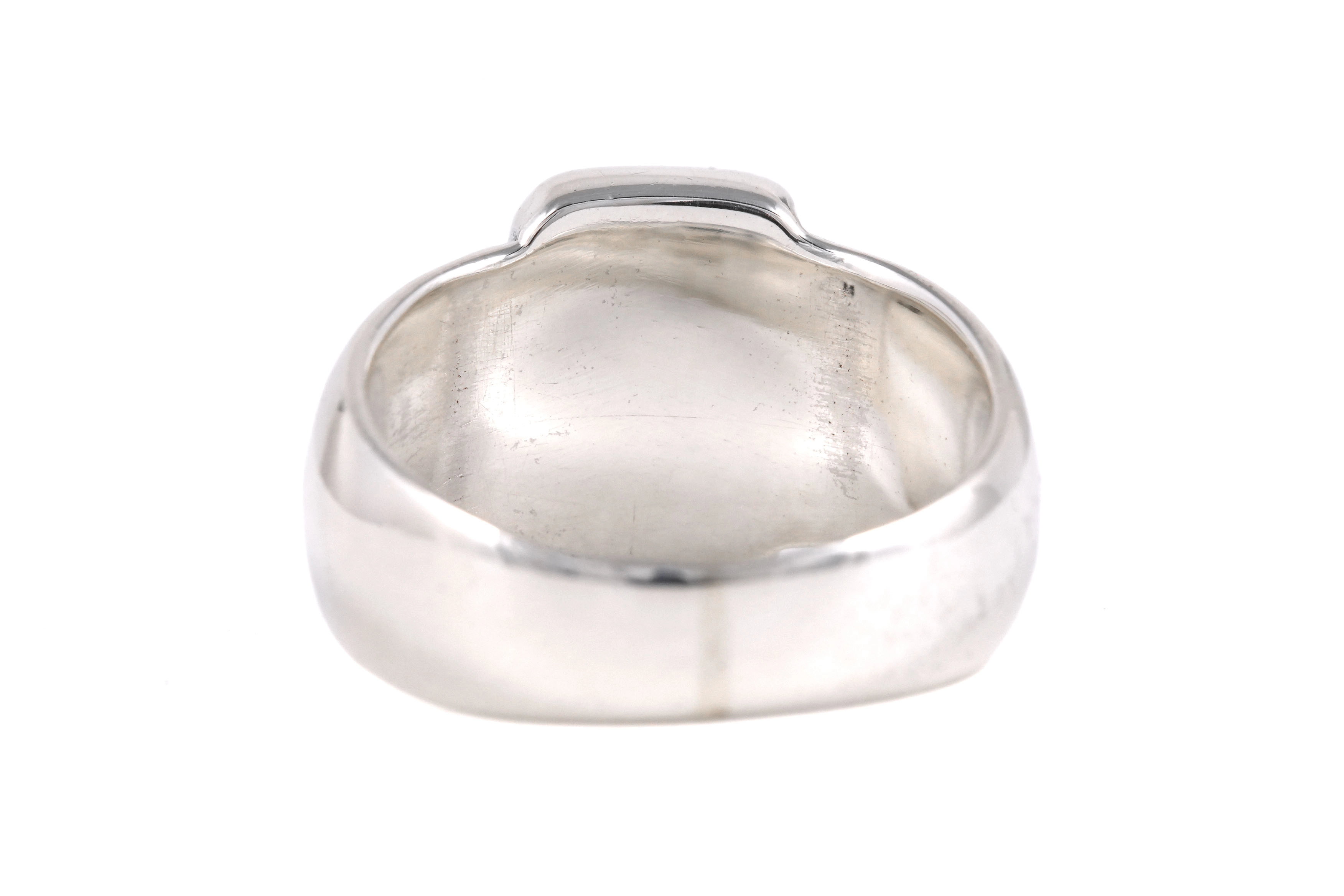 Bague contemporaine en argent 925 sertie de nacre - - 4