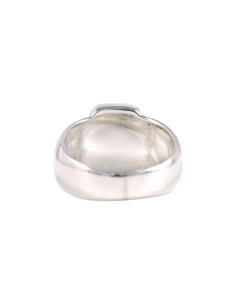Bague contemporaine en argent 925 sertie de nacre - - 4