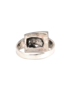 Bague Art Déco en argent sertie de marcassites - - 4