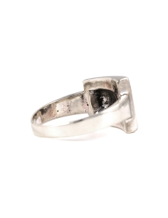 Bague Art Déco en argent sertie de marcassites - - 5