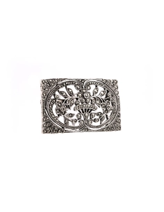 Broche Art Déco en argent 835 sertie de marcassites - - 6