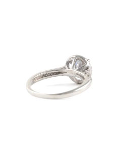 Bague contemporaine en argent 925 sertie de zirconiums - - 6