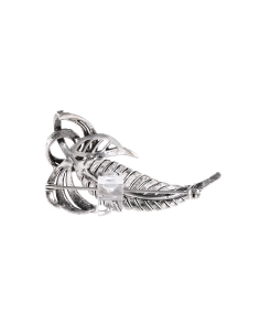 Broche Art Déco en argent sertie de marcassites - - 4