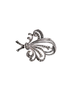 Broche Art Déco en argent 835 sertie de marcassites - - 6