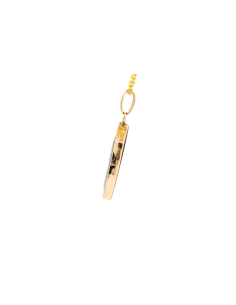 Pendentif Années 50 en or jaune 18 carats serti d'émail - - 3