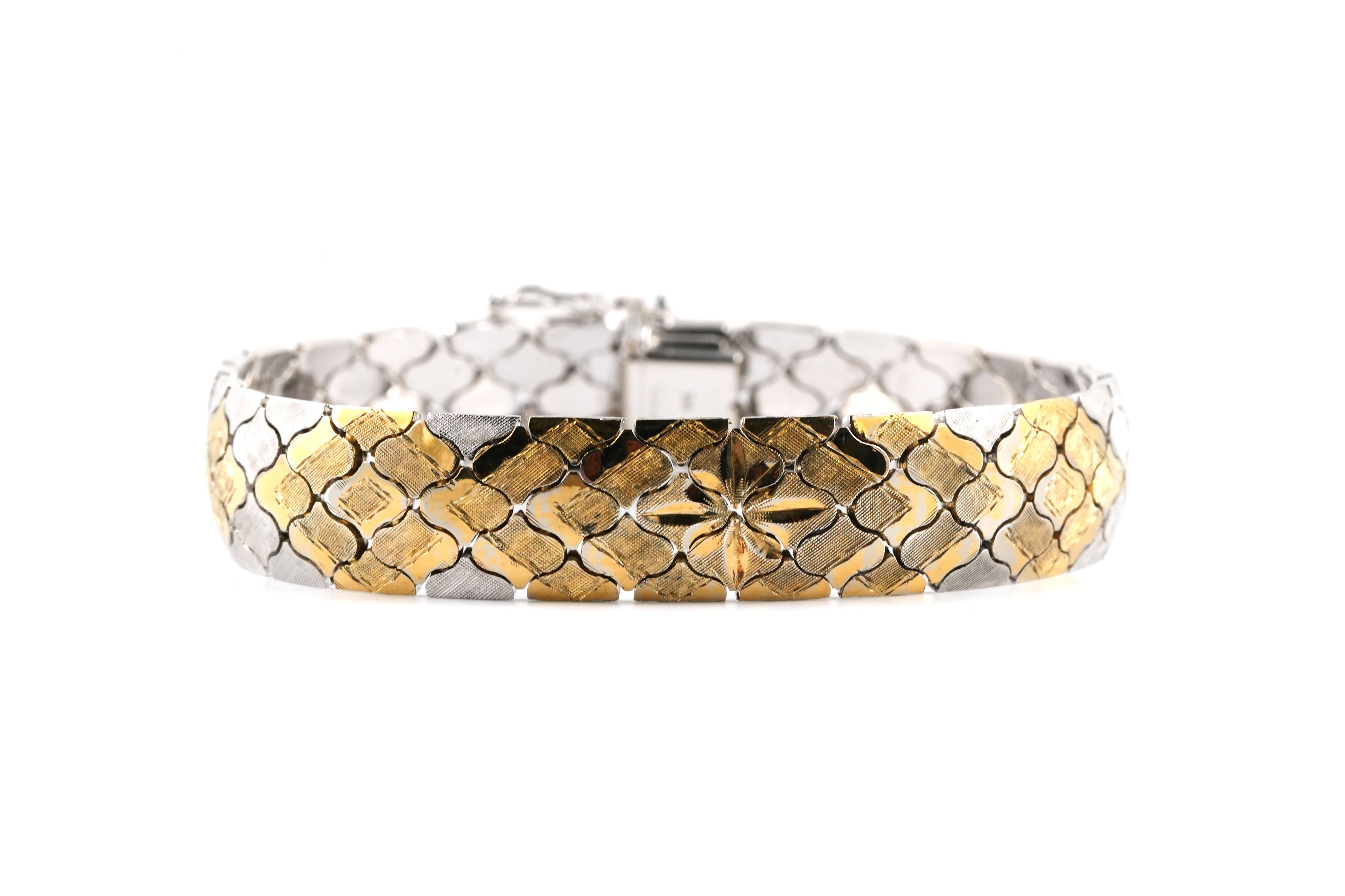 Bracelet Années 70 en argent 925 - - 1
