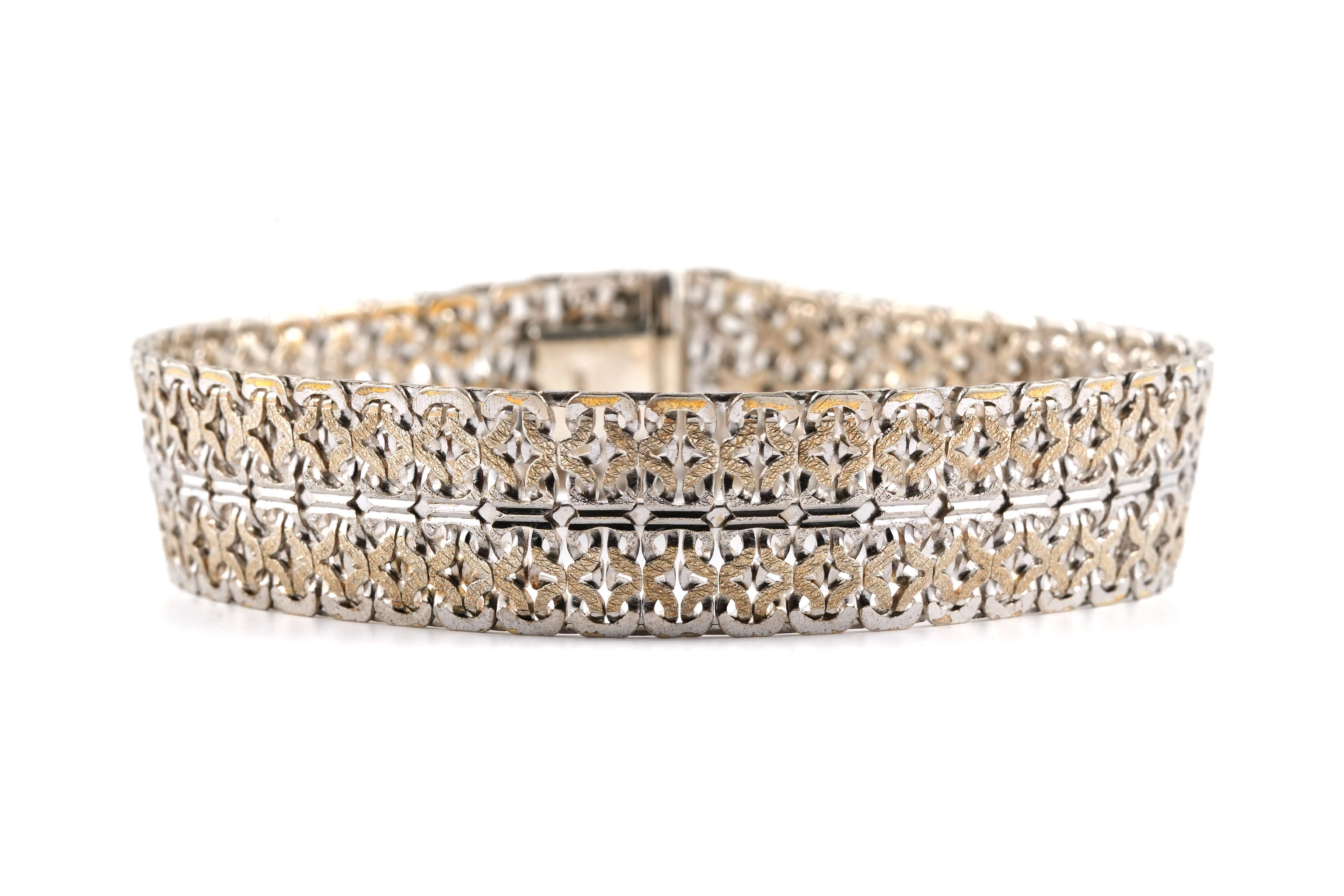 Bracelet Années 70 en argent 835 - - 1