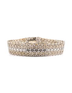 Bracelet Années 70 en argent 835 - - 1