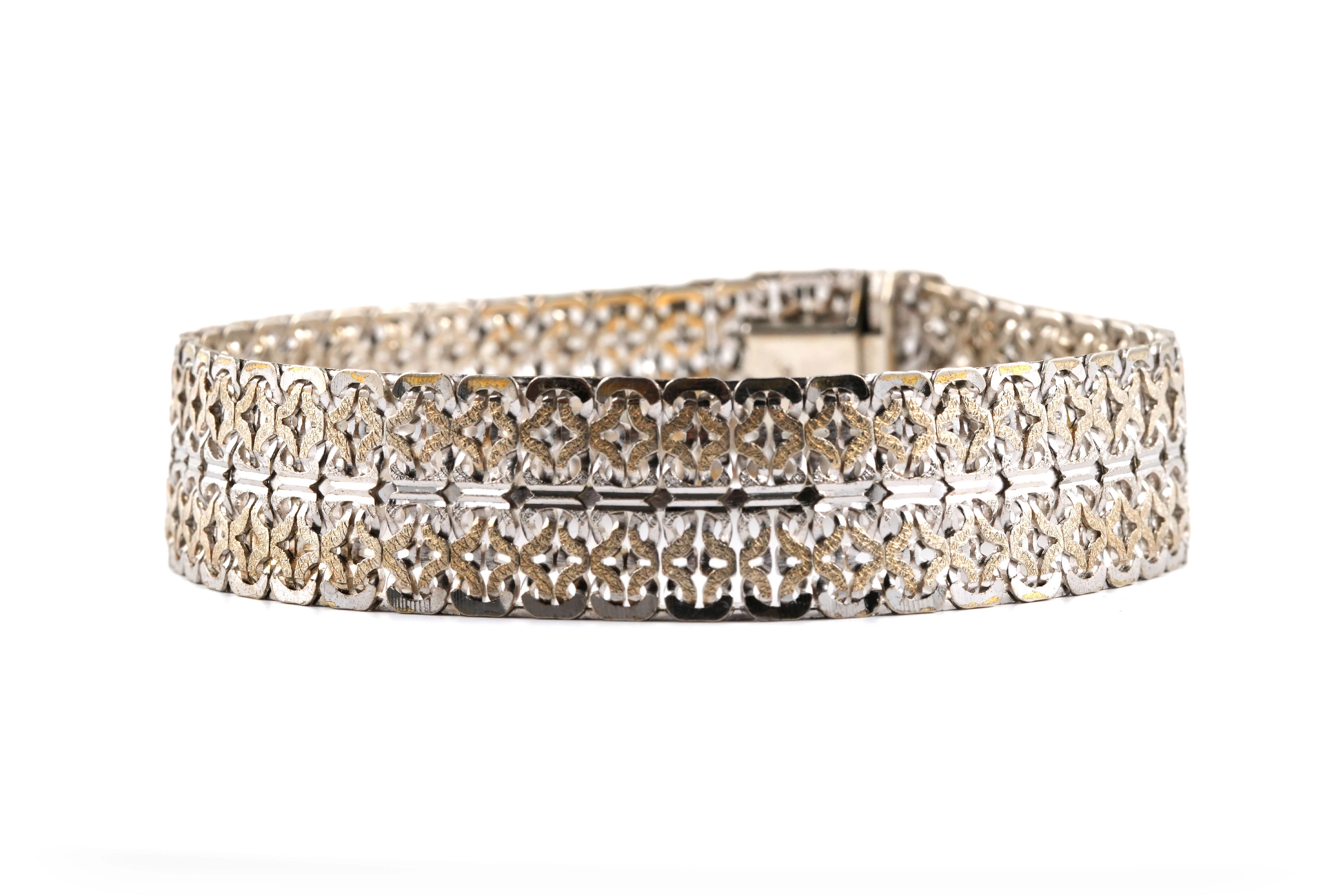 Bracelet Années 70 en argent 835 - - 2