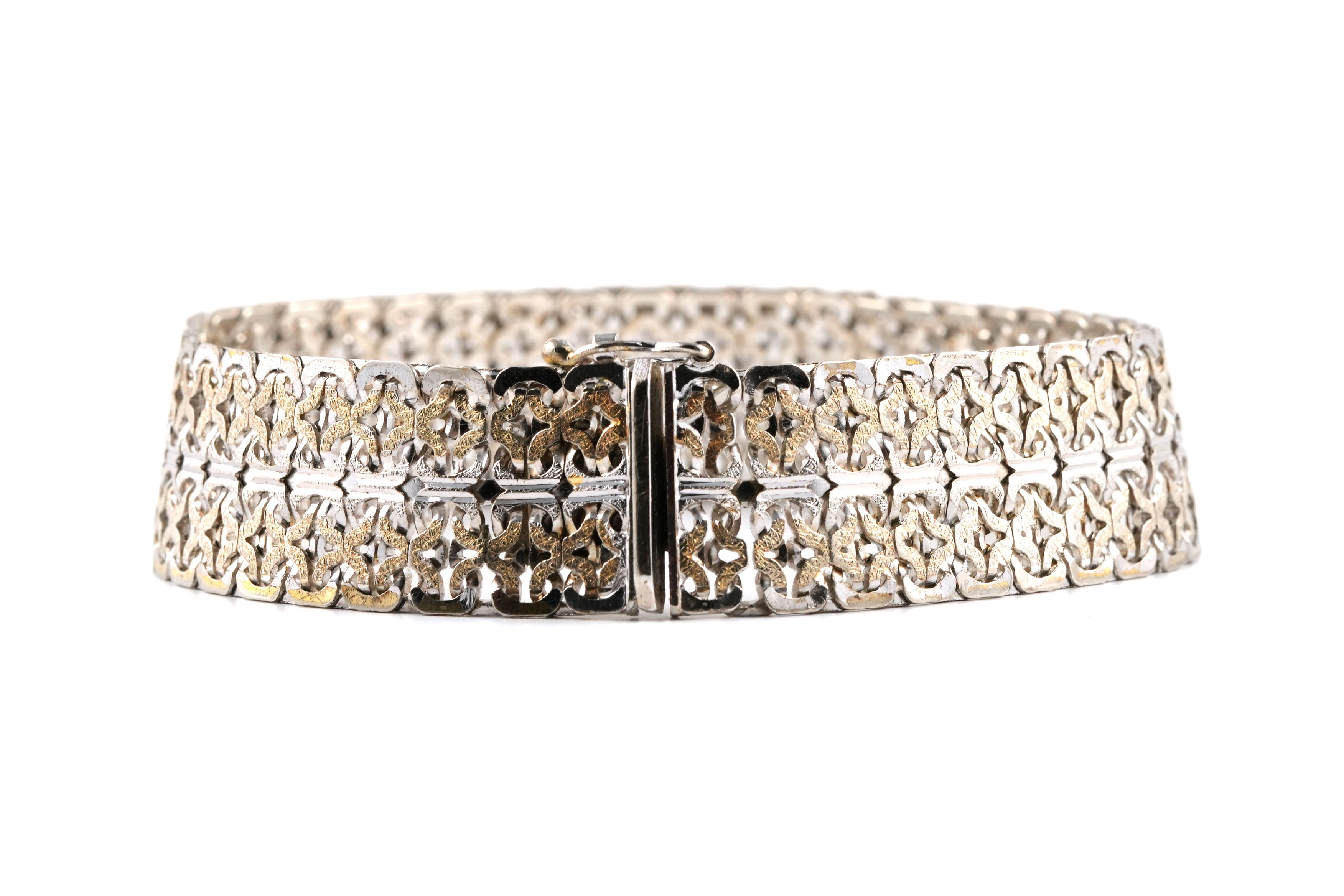 Bracelet Années 70 en argent 835 - - 5