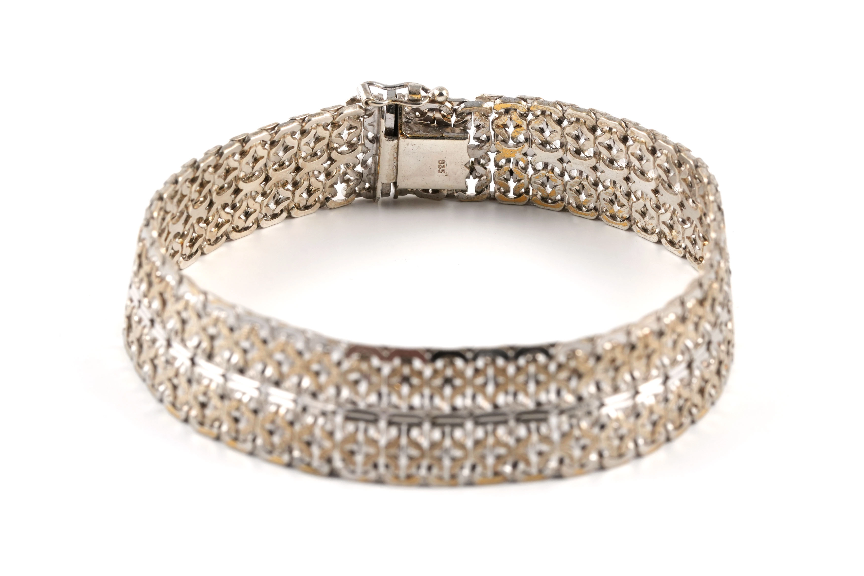 Bracelet Années 70 en argent 835 - - 6