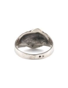 Bague Art Déco en argent 800 sertie de marcassites - - 5