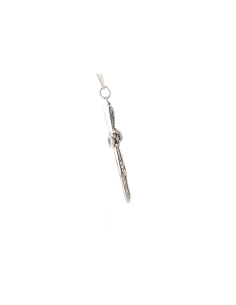 Pendentif Art Déco en argent serti de marcassites - - 5