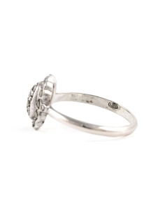 Bague Art Déco en argent 835 sertie de marcassites - - 4
