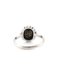 Bague Art Déco en argent 835 sertie de marcassites - - 5