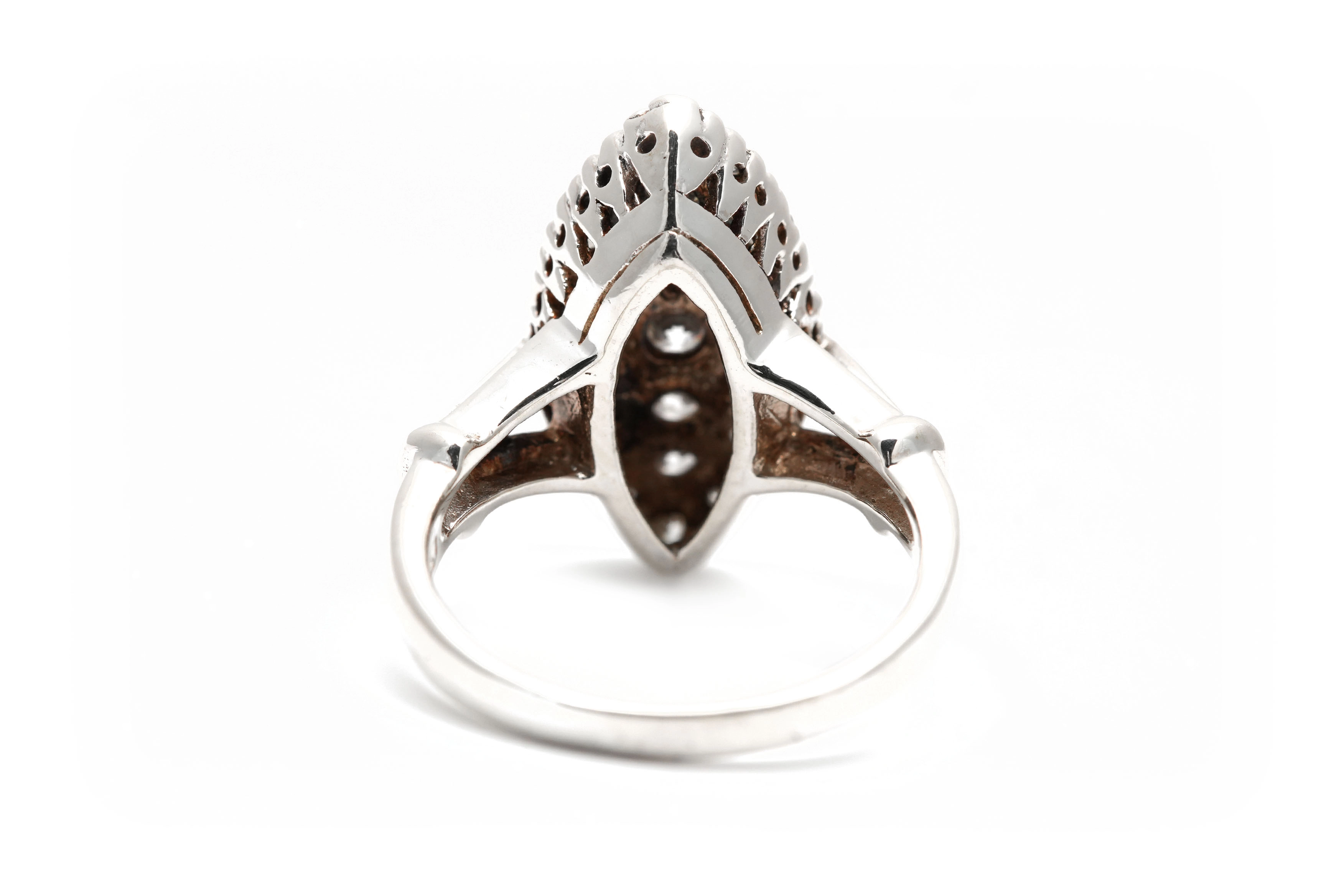 Bague contemporaine en argent 925 sertie de zirconiums - - 5