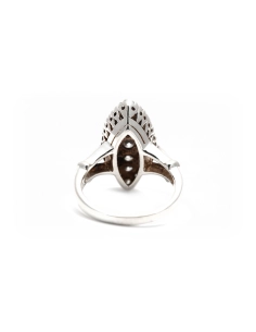 Bague contemporaine en argent 925 sertie de zirconiums - - 5