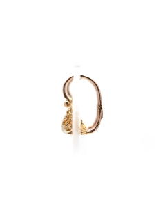 Boucles d'oreilles Art Déco en or jaune 18 carats serties de perles - - 3